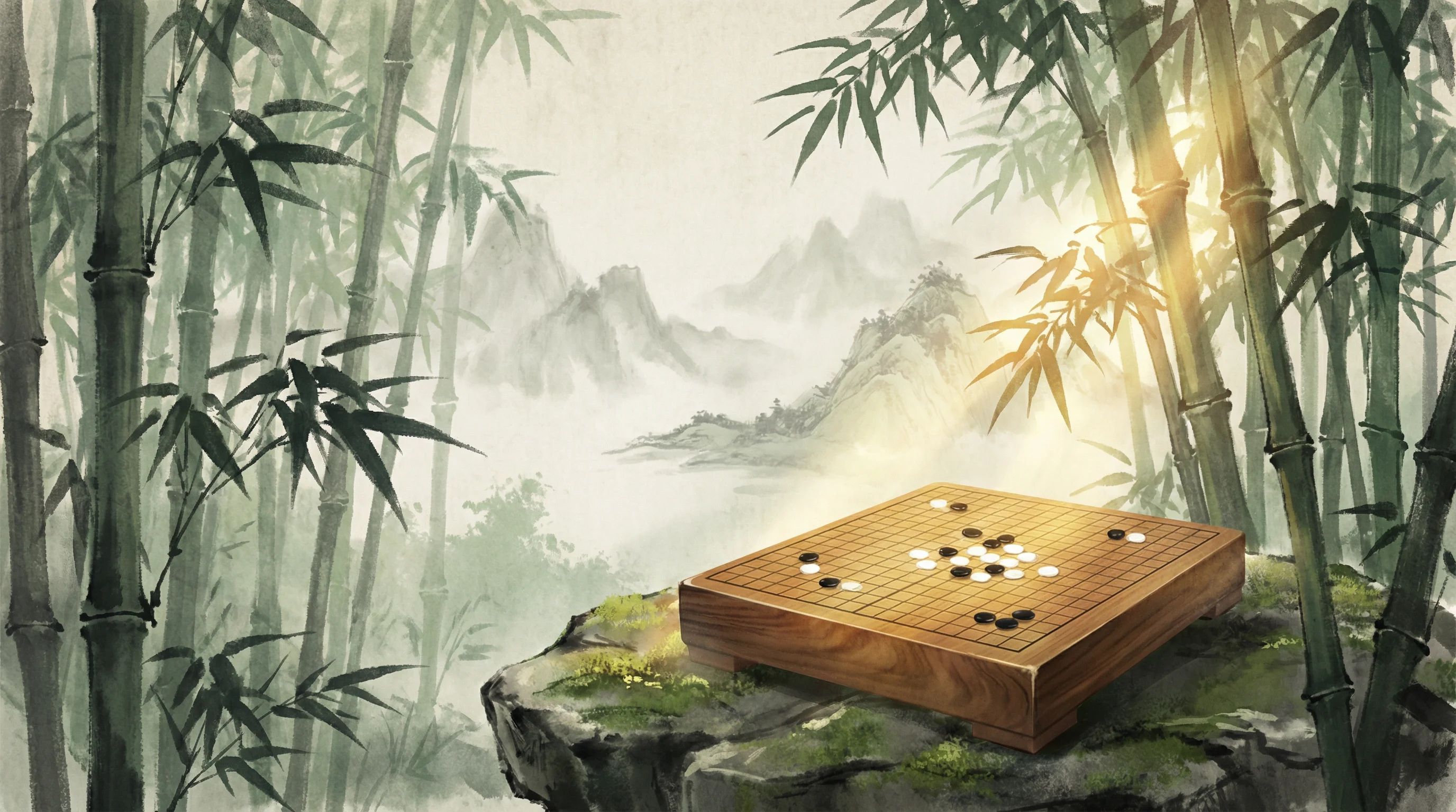 竹林隐士围棋道场 博雅棋牌 全景
